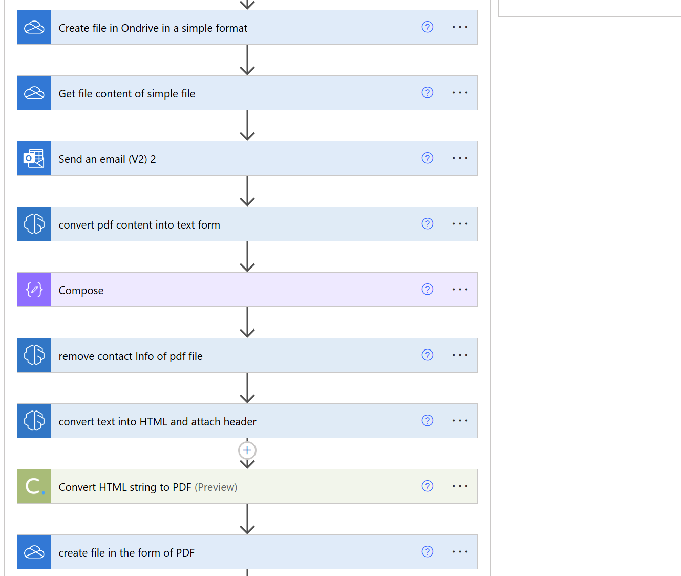 Power Automate document and email workflow